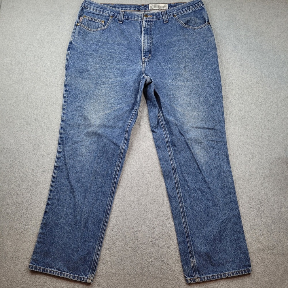 Carhartt Relaxed Fit Jeans Mens 40x32 Blue Denim Workwear